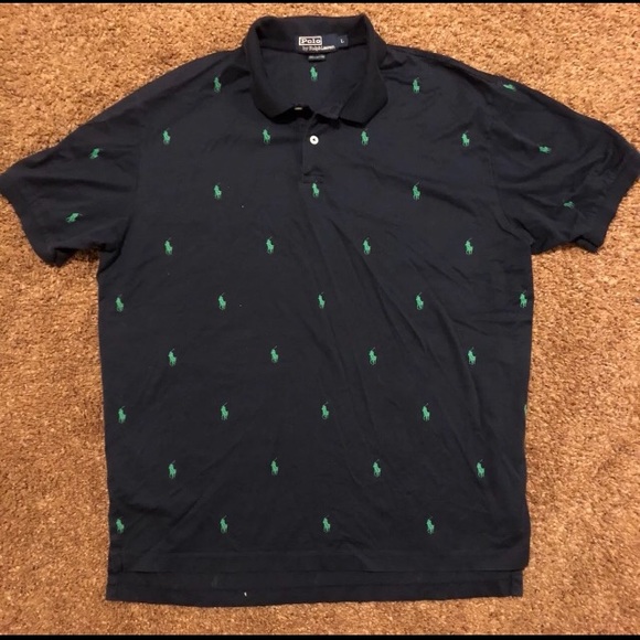 polo allover pony shirt